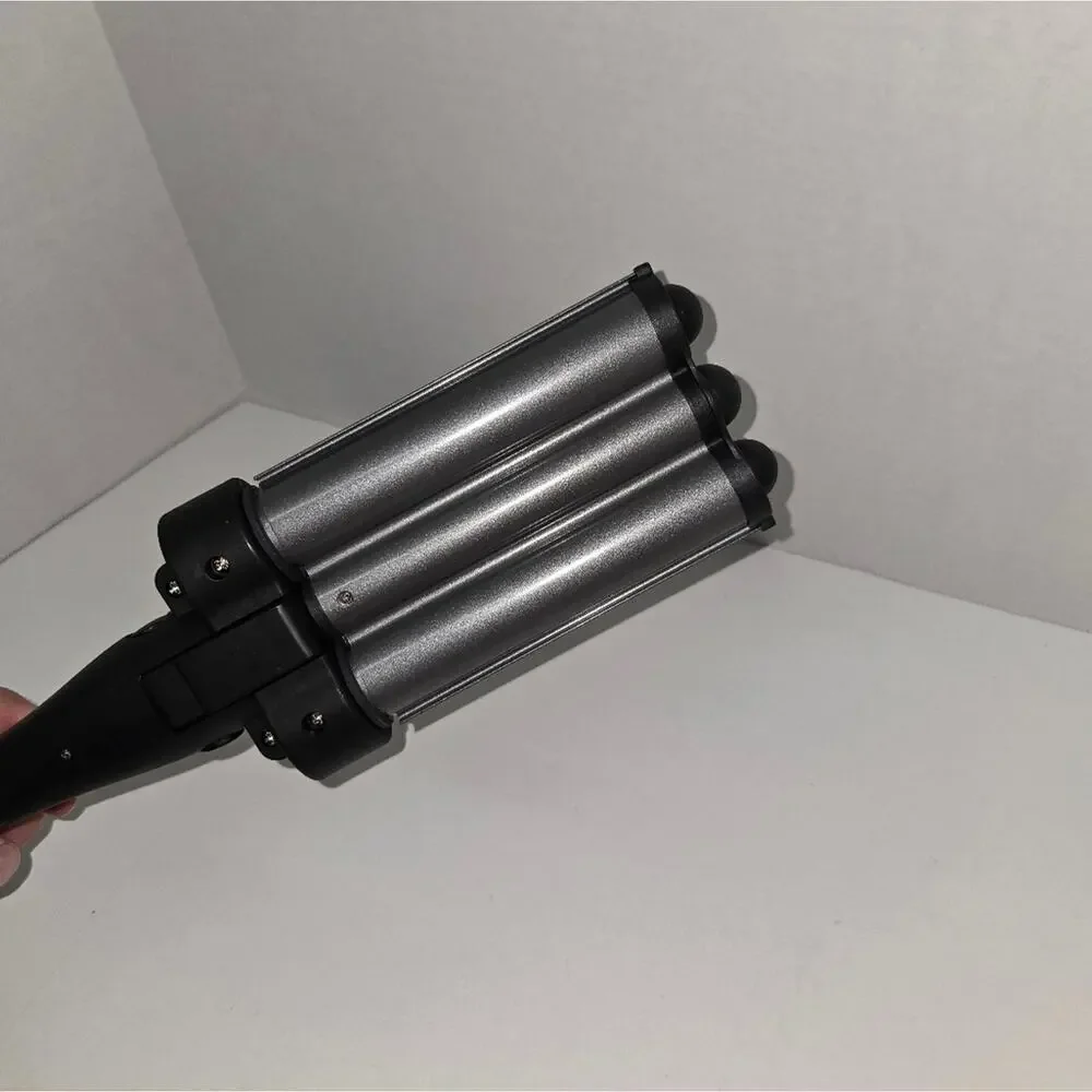 Revlon Jumbo 3 Barrel Hair Waver Ceramic Styling Curling Iron Tourmaline